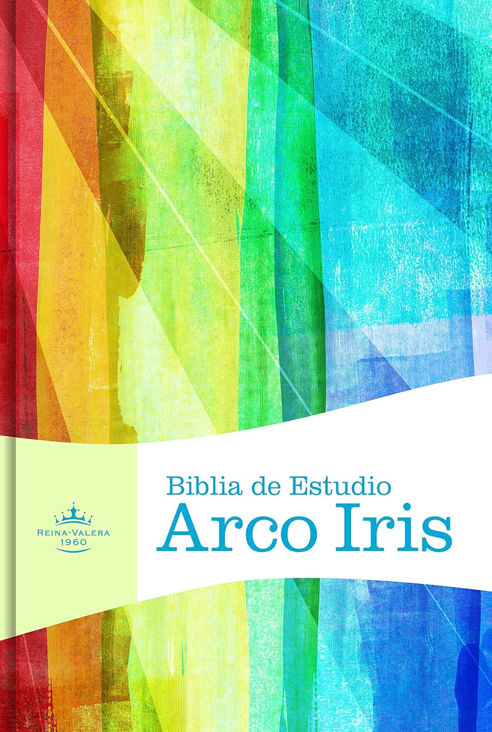 Biblia Reina Valera 1960 de Estudio Arcoiris multicolor