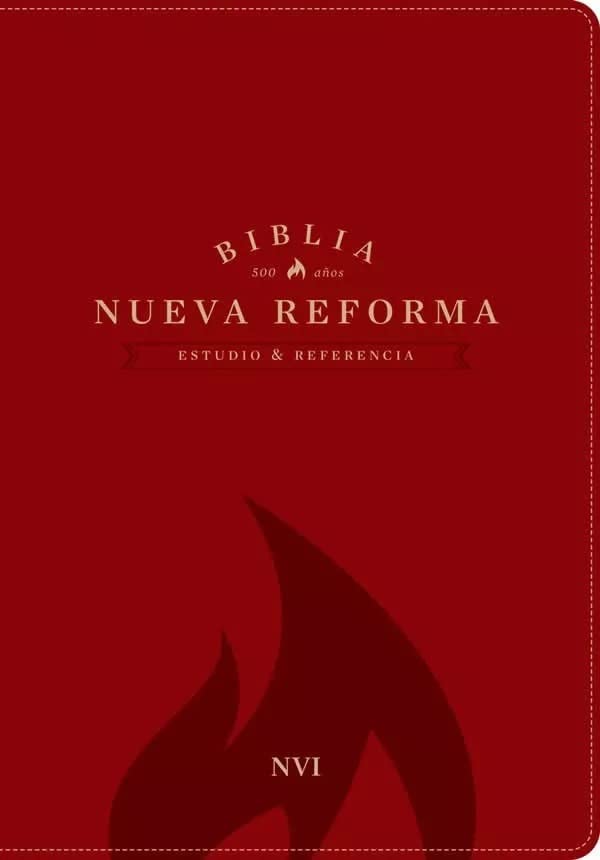 Biblia de Estudio y Referencia Nueva Reforma Piel Italiana Negra